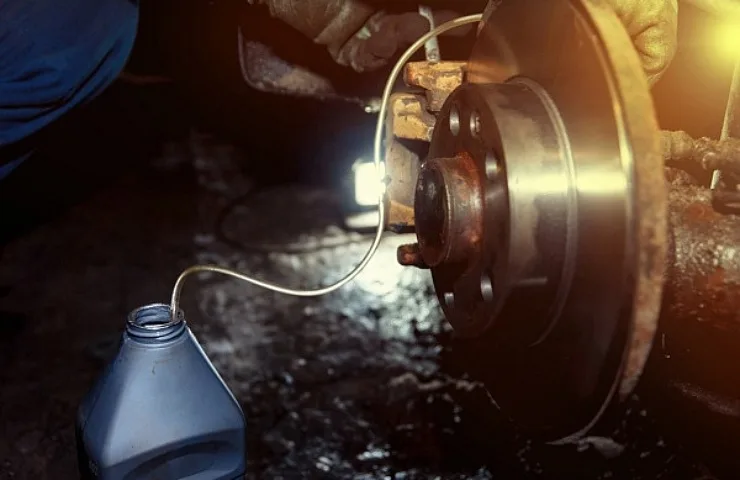 how to get air out of brake lines without bleeding