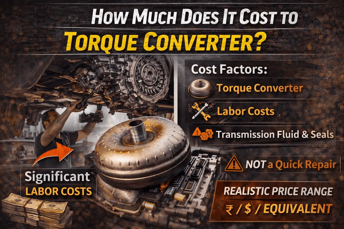 Read more about the article How Much Does It Cost to Replace a Torque Converter? — The Real Numbers