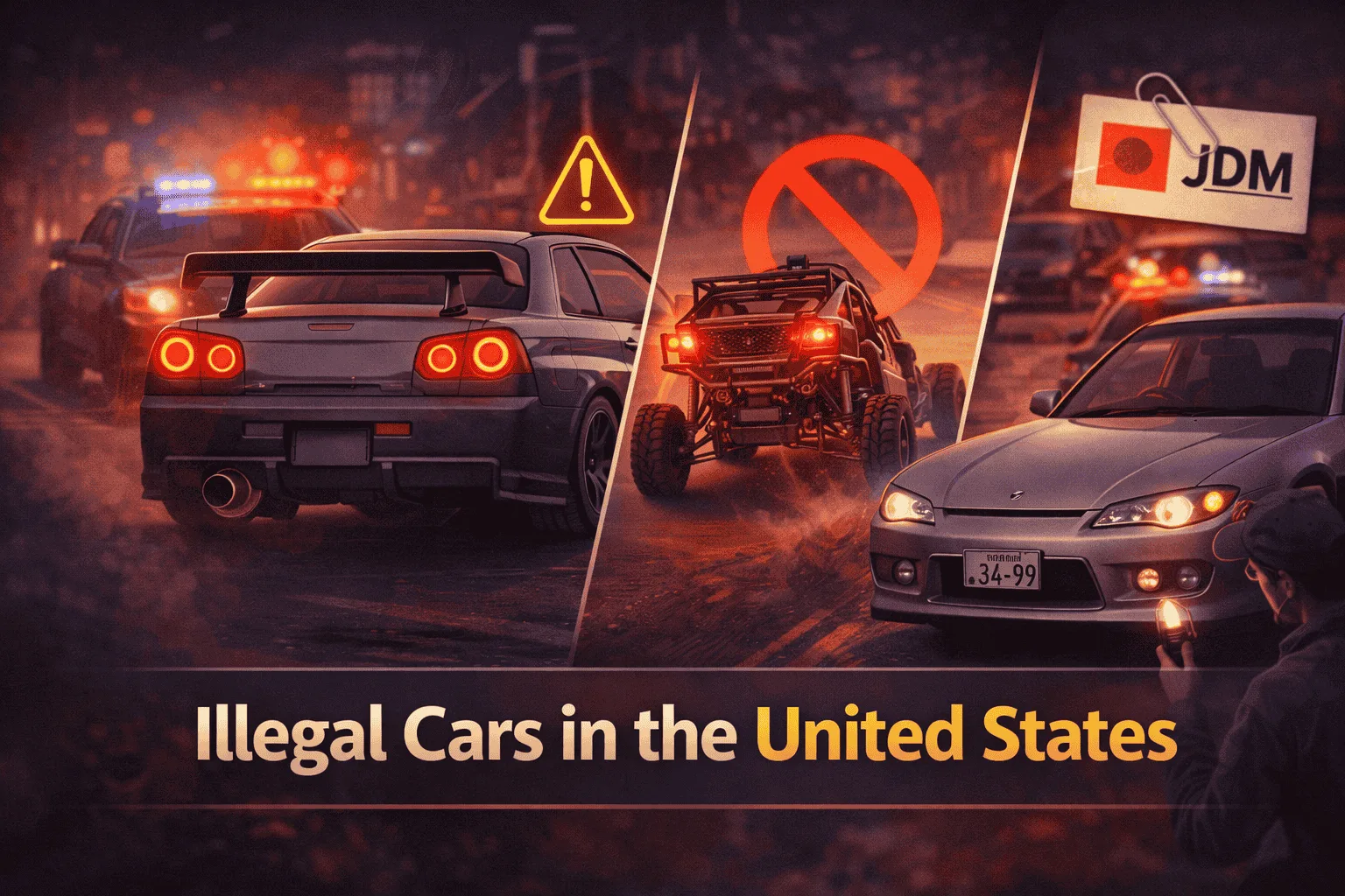 Read more about the article Illegal Cars in the United States: What You Need to Know Before You Buy or Drive