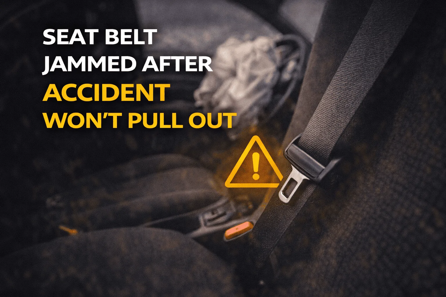 Read more about the article Seat Belt Won’t Pull Out Jammed After an Accident: Why It Happens