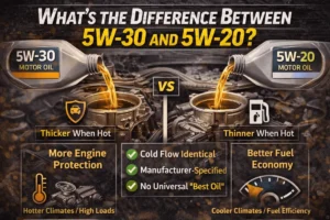What’s the Difference Between 5W-30 and 5W-20