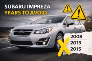 Read more about the article Subaru Impreza Years to Avoid: Best Guide To Choose the Right One