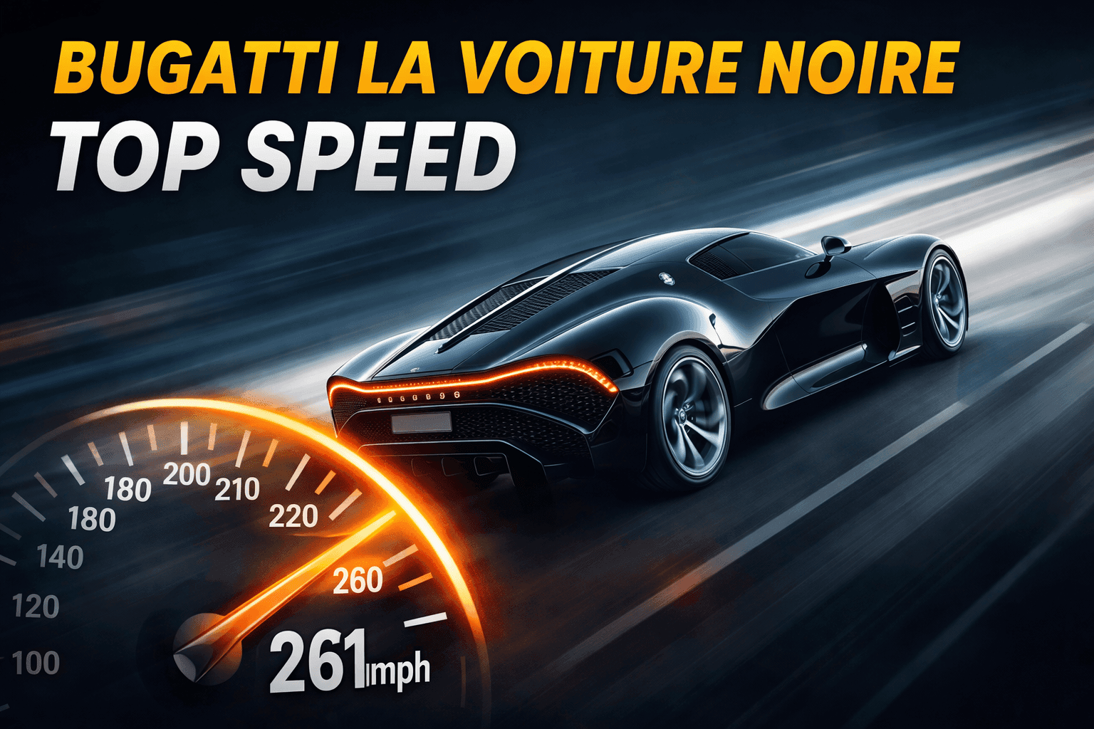 You are currently viewing Bugatti La Voiture Noire: Understanding Its Real Top Speed and What Makes It So Special