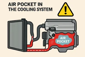 air pocket in cooling system symptoms