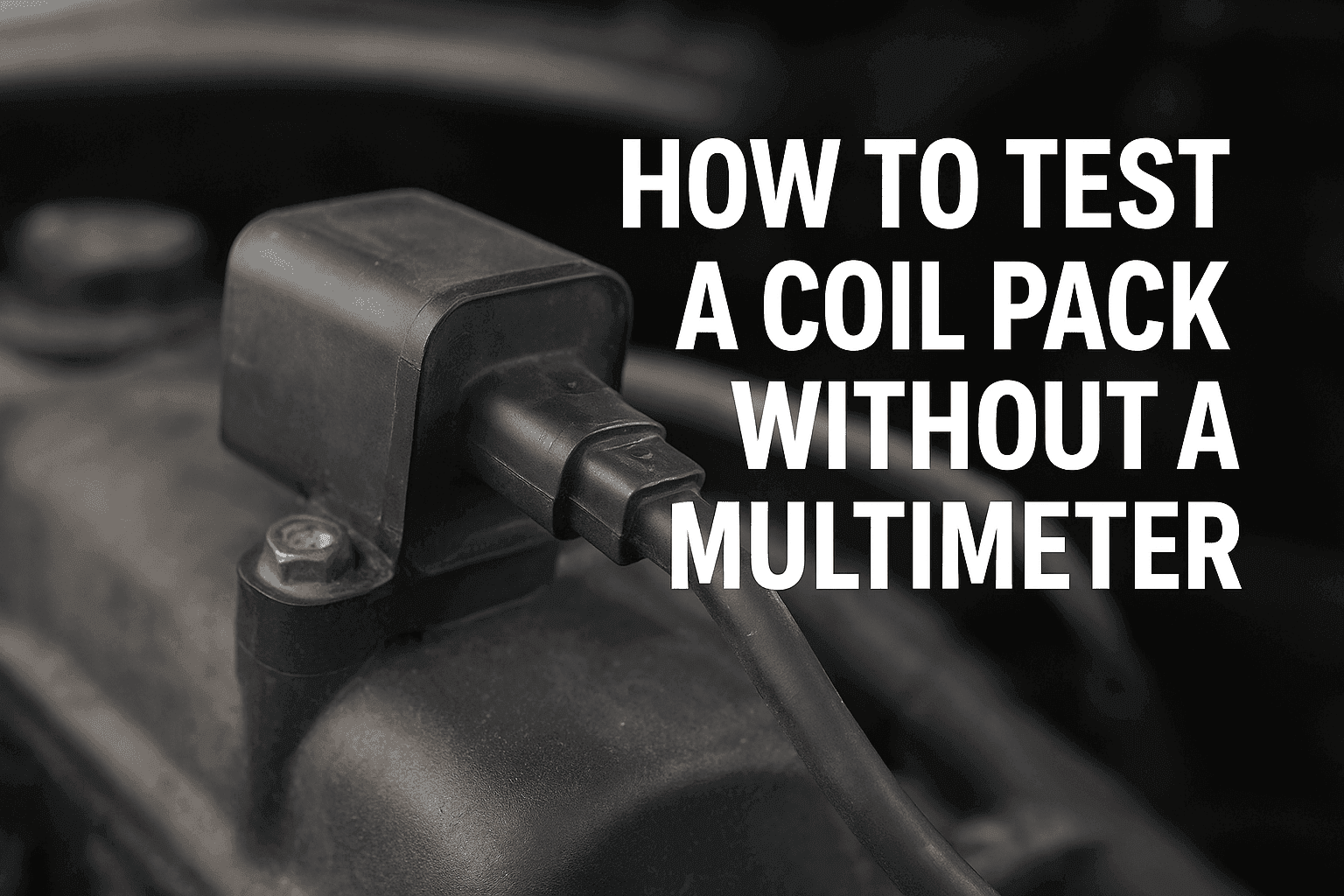 how to test coil pack without multimeter