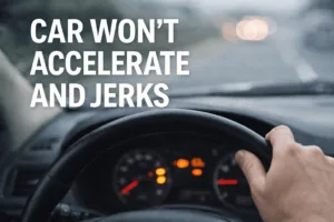 car won't accelerate and jerks