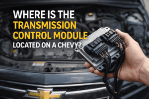 chevy where is transmission control module located