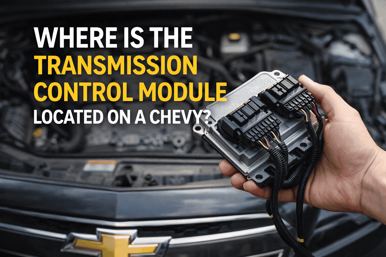 chevy where is transmission control module located