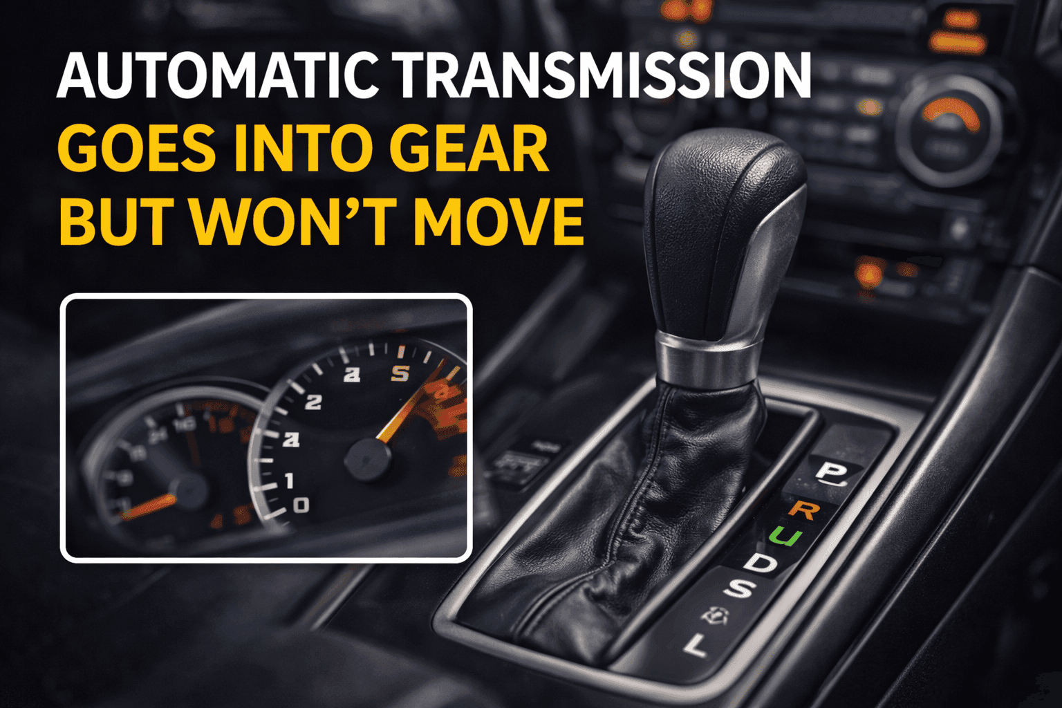 automatic transmission goes into gear but wont move