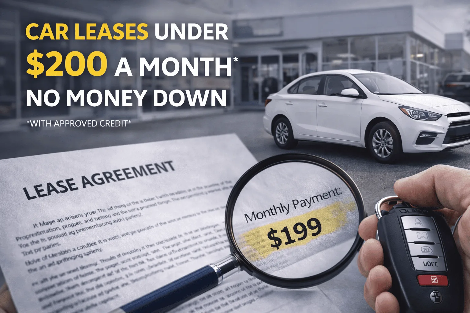 Read more about the article Car Leases Under $200 a Month With No Money Down: What’s Really Possible and What I’ve Learned