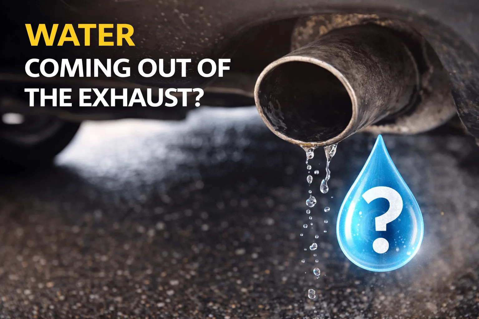 Read more about the article Water Coming Out of the Exhaust: What I Learned After Seeing It for the First Time