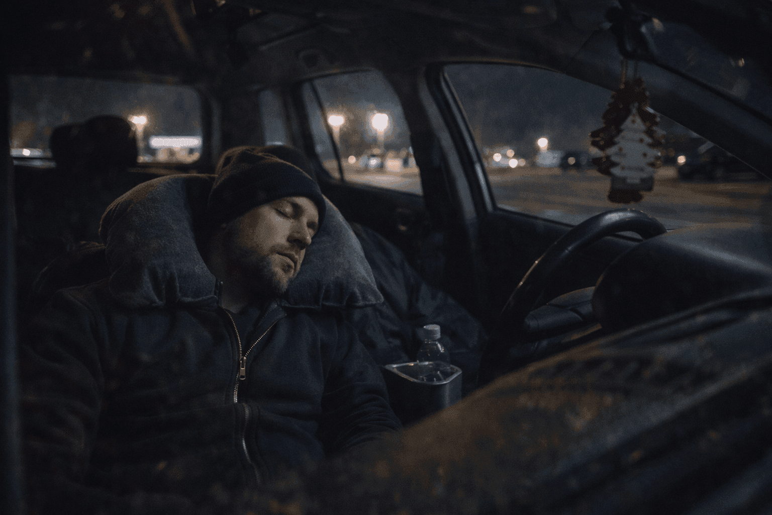 where can i sleep in my car legally