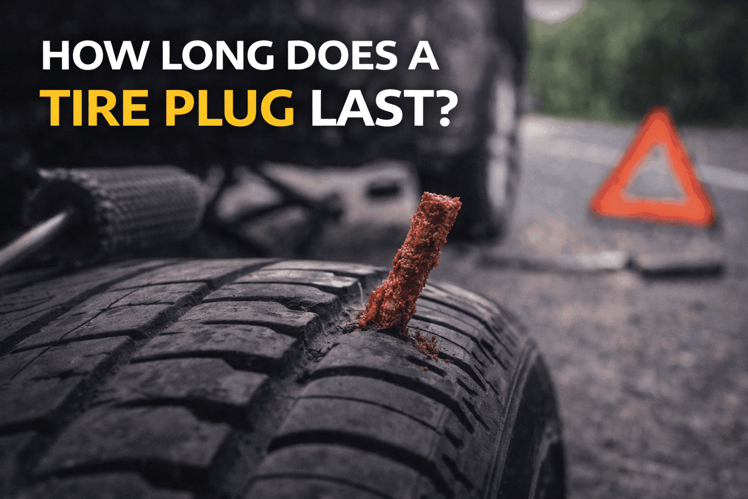 how long does tire plug last