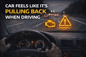 car feels like it's pulling back when driving