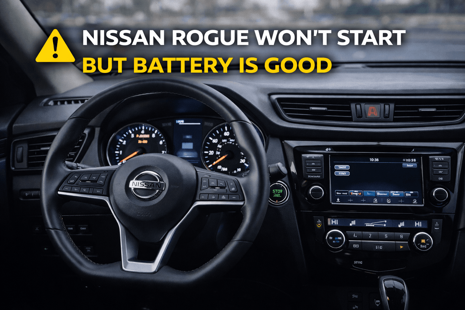 nissan rogue won't start but battery is good