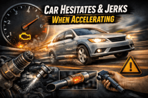car hesitates and jerks when accelerating