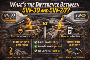 whats the difference between 5w30 and 5w20