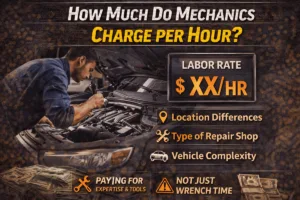 how much do mechanics charge per hour
