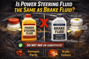is power steering fluid the same as brake fluid