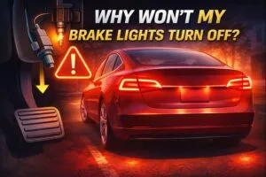 why won't my brake lights turn off