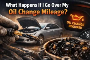 what happens if i go over my oil change mileage