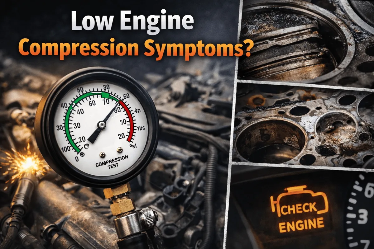 low engine compression symptoms