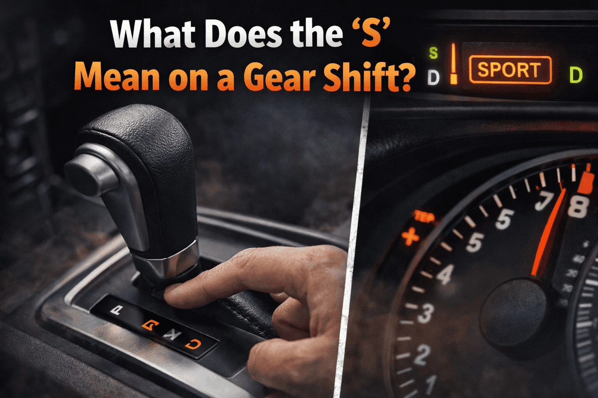what does the s mean on a gear shift