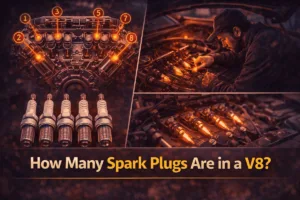 how many spark plugs in a v8