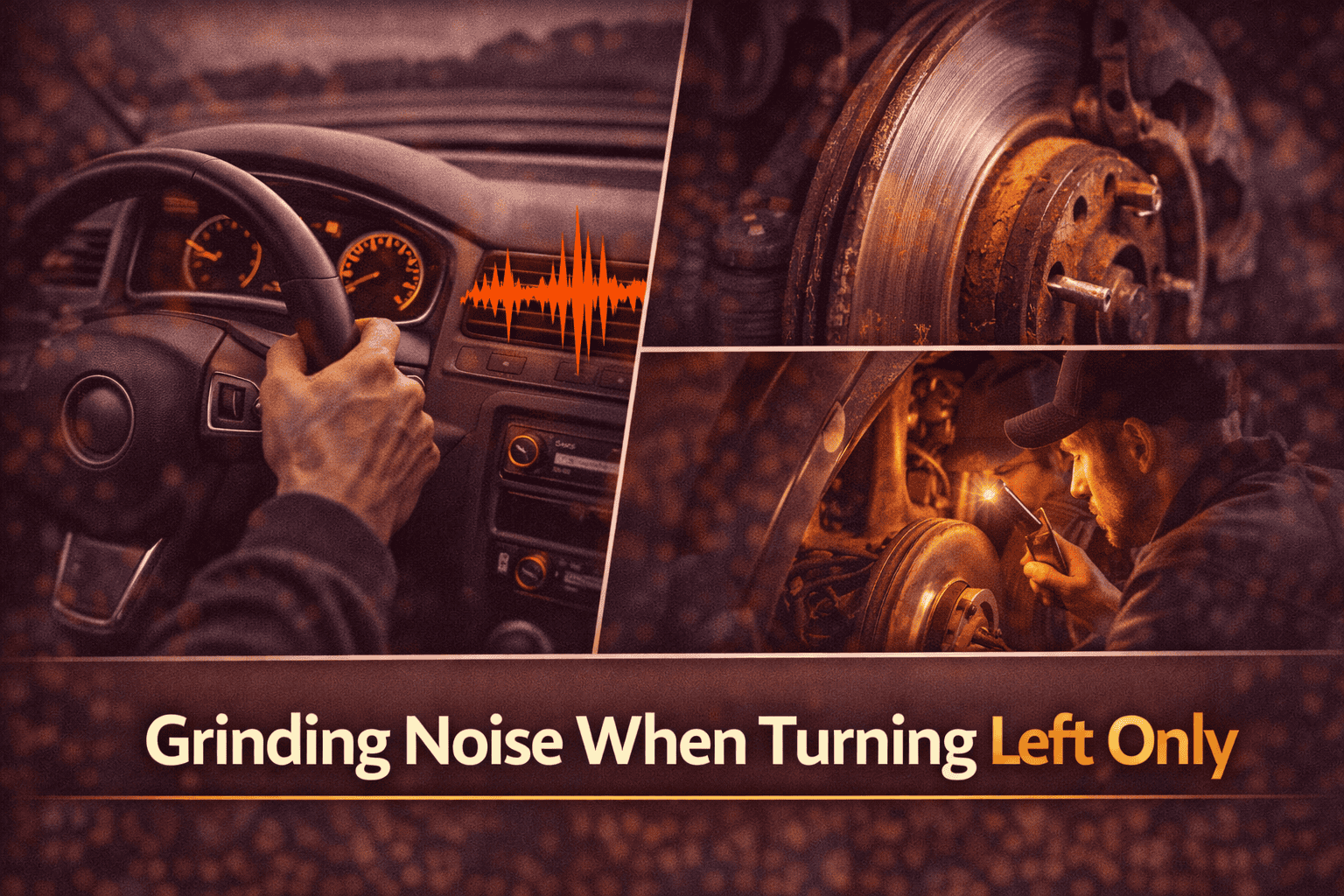 Read more about the article Grinding Noise When Turning Left Only: What I Learned, What It Usually Means, and How I Track It Down