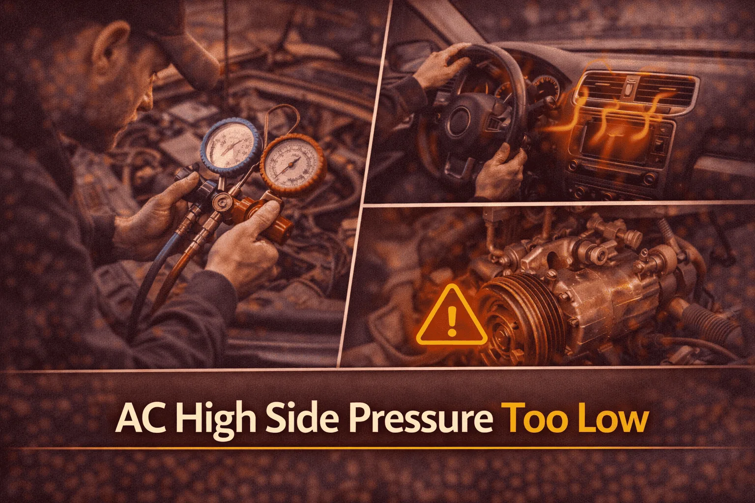 Read more about the article AC High Side Pressure Too Low: What It Means