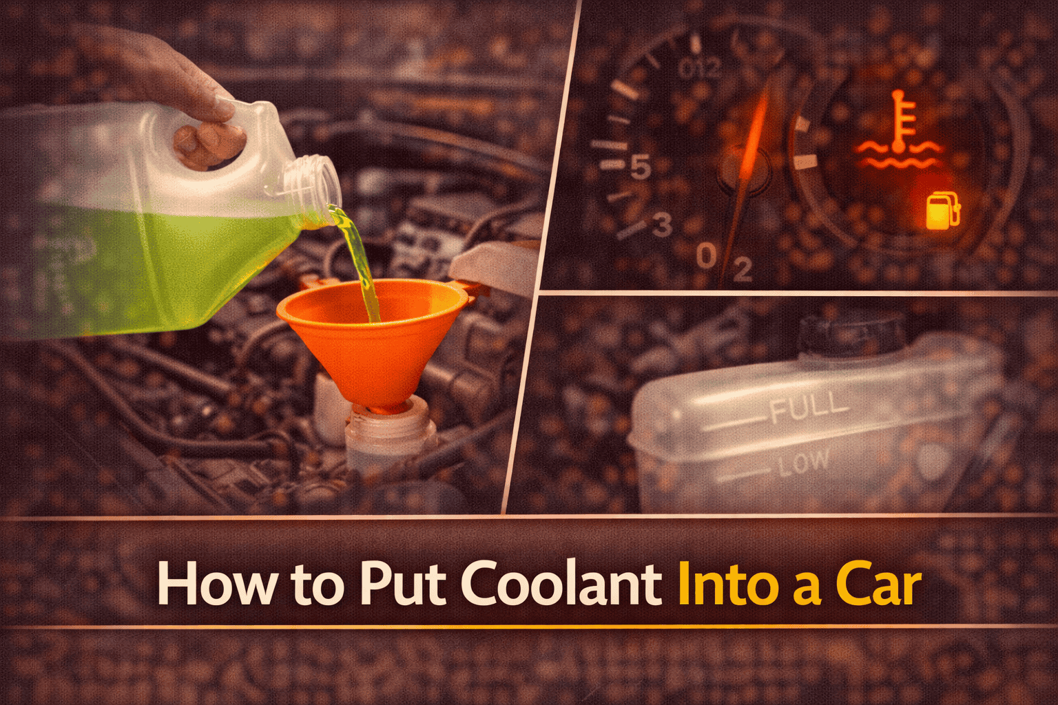 Read more about the article How to Put Coolant Into a Car: Step By Step Guide