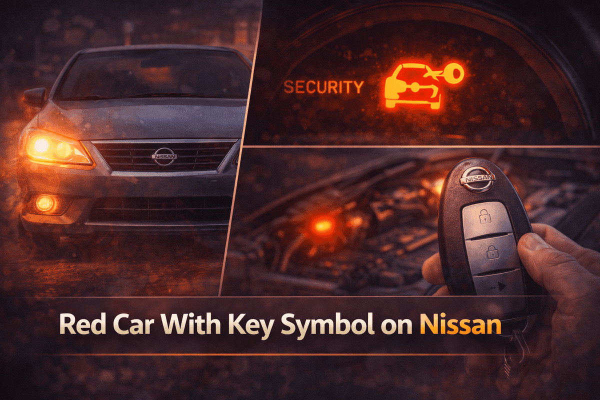 Read more about the article Red Car With Key Symbol on Nissan Dashboard: What It ReallyMeans
