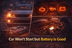 car won't start but battery is good