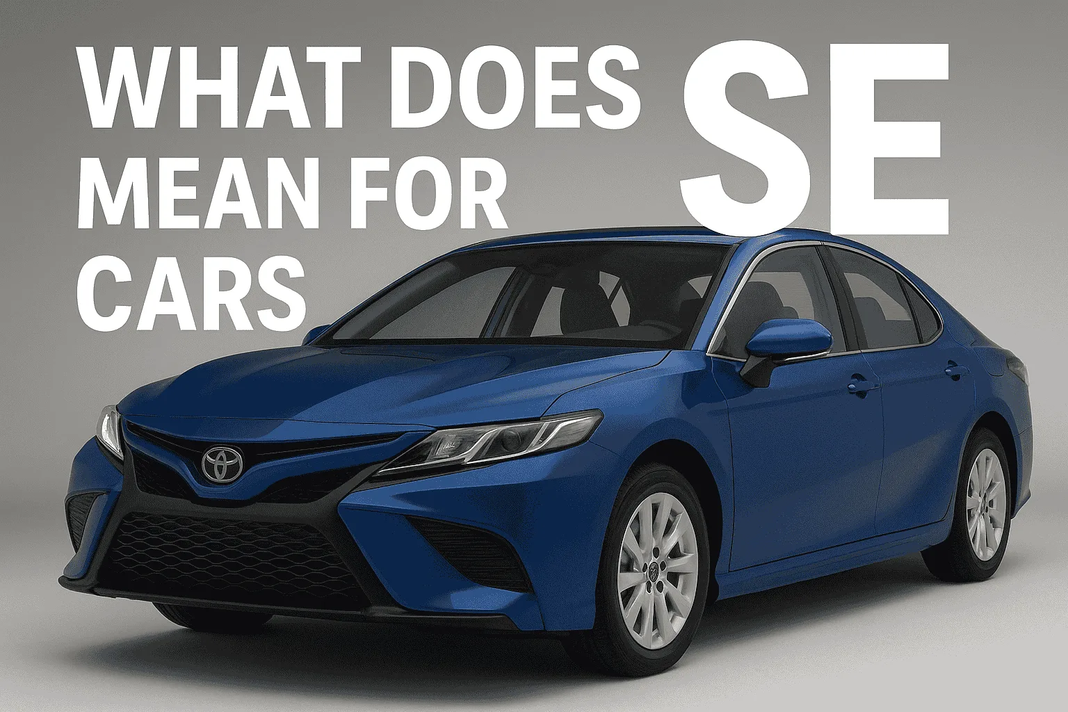 what does se mean for cars