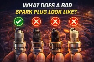 what's a bad spark plug look like