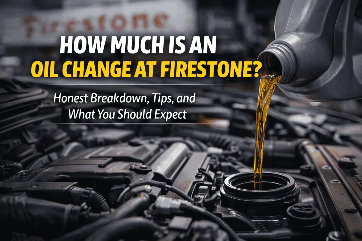 how much is an oil change at firestone