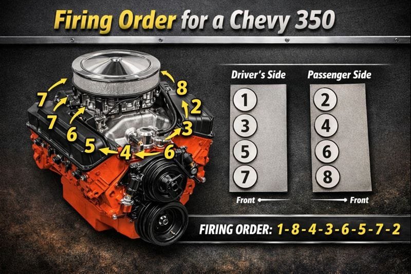 Read more about the article Firing Order for a Chevy 350: Expert Guide