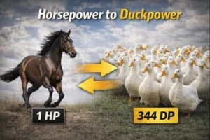 Horsepower to Duckpower