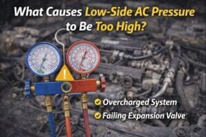 What Causes Low-Side AC Pressure to Be Too High?