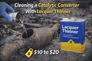 Cleaning a Catalytic Converter With Lacquer Thinner