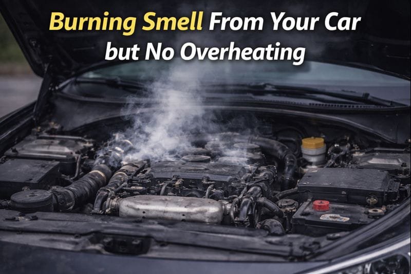Burning Smell From Your Car but No Overheating