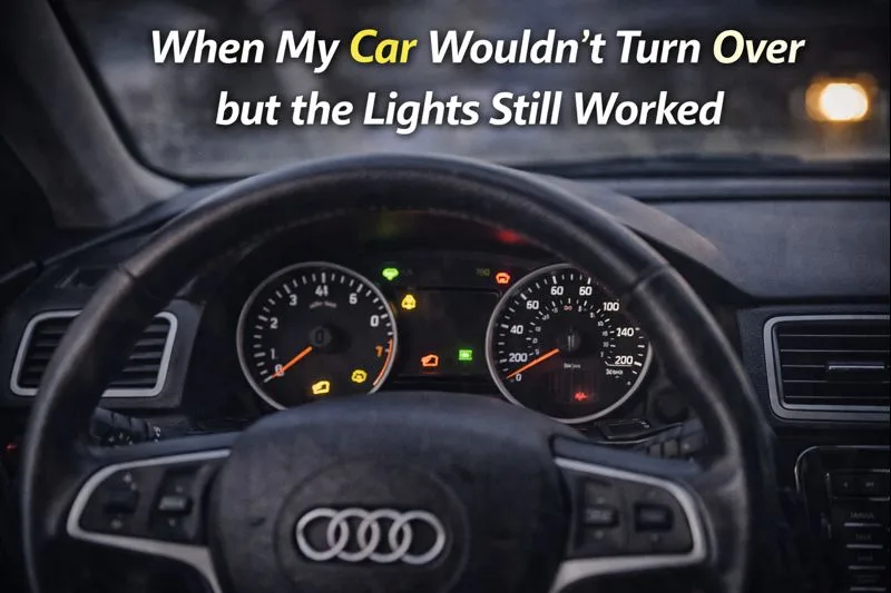 Read more about the article Car Won’t Turn Over but Lights Work: Causes Explained
