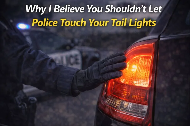 Read more about the article Should Police Touch Your Tail Lights? Legal Concerns Explained